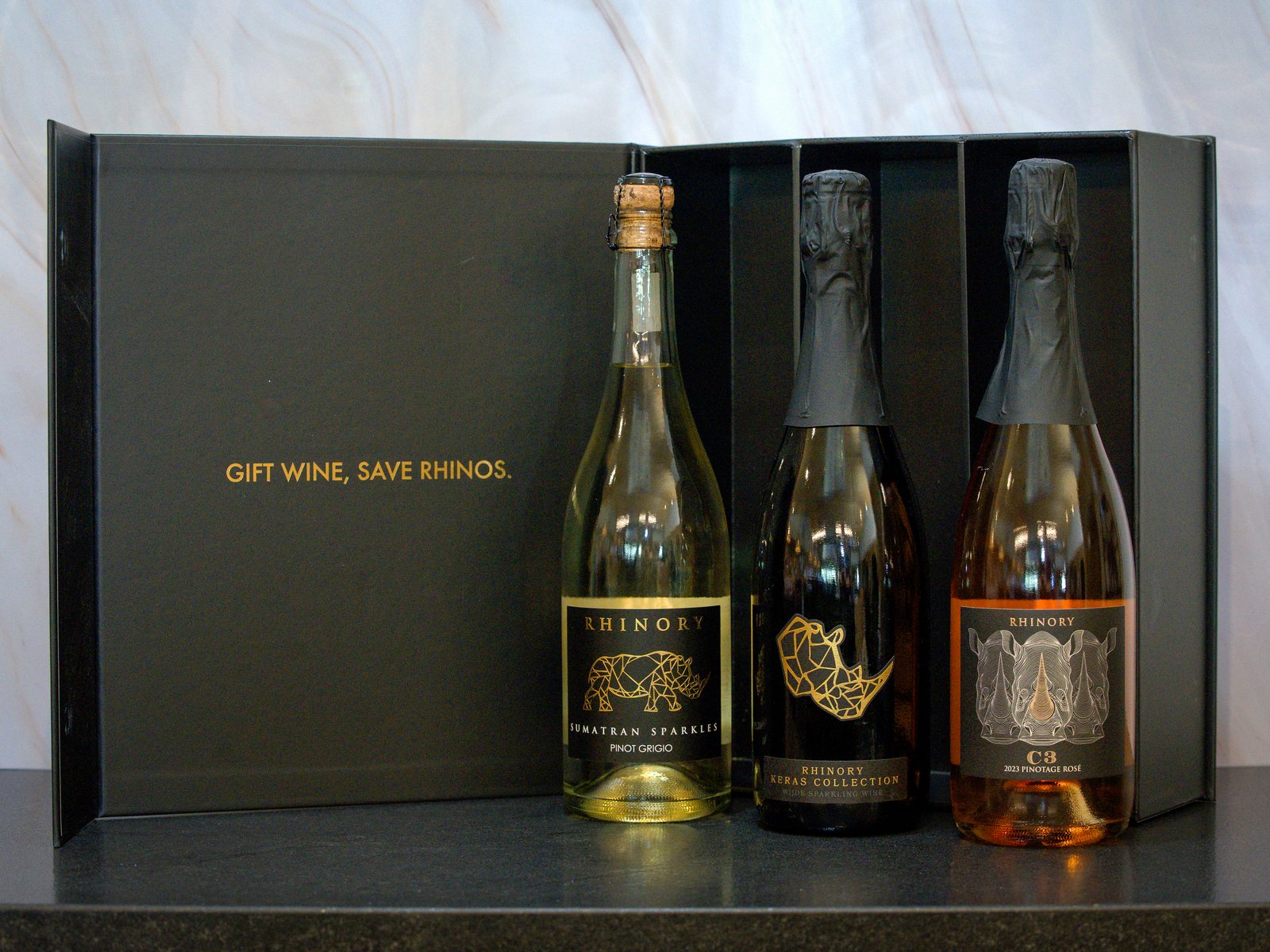 The Canopy Collection in a black Rhinory gift box