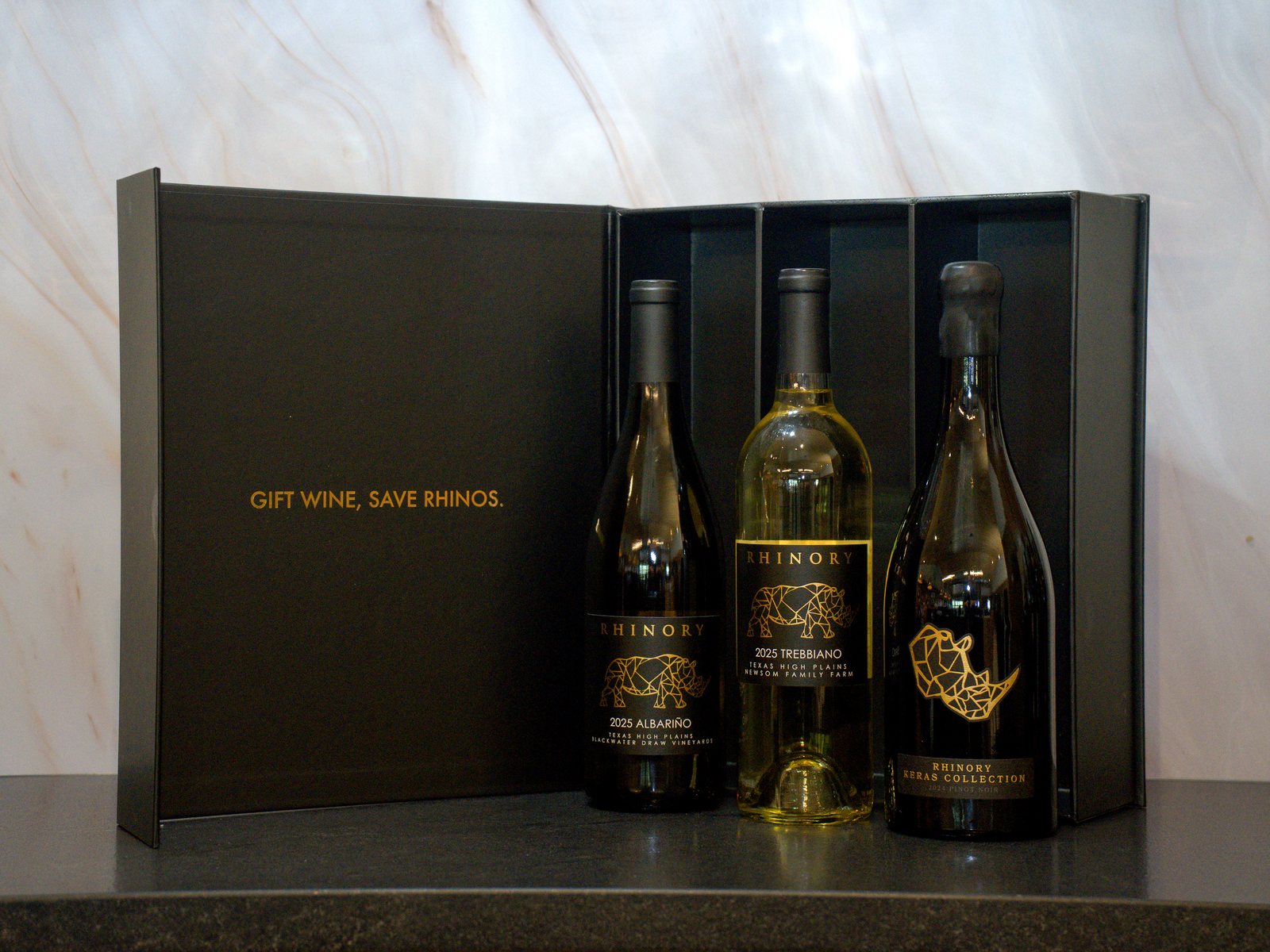 The Good Steward in a black Rhinory gift box