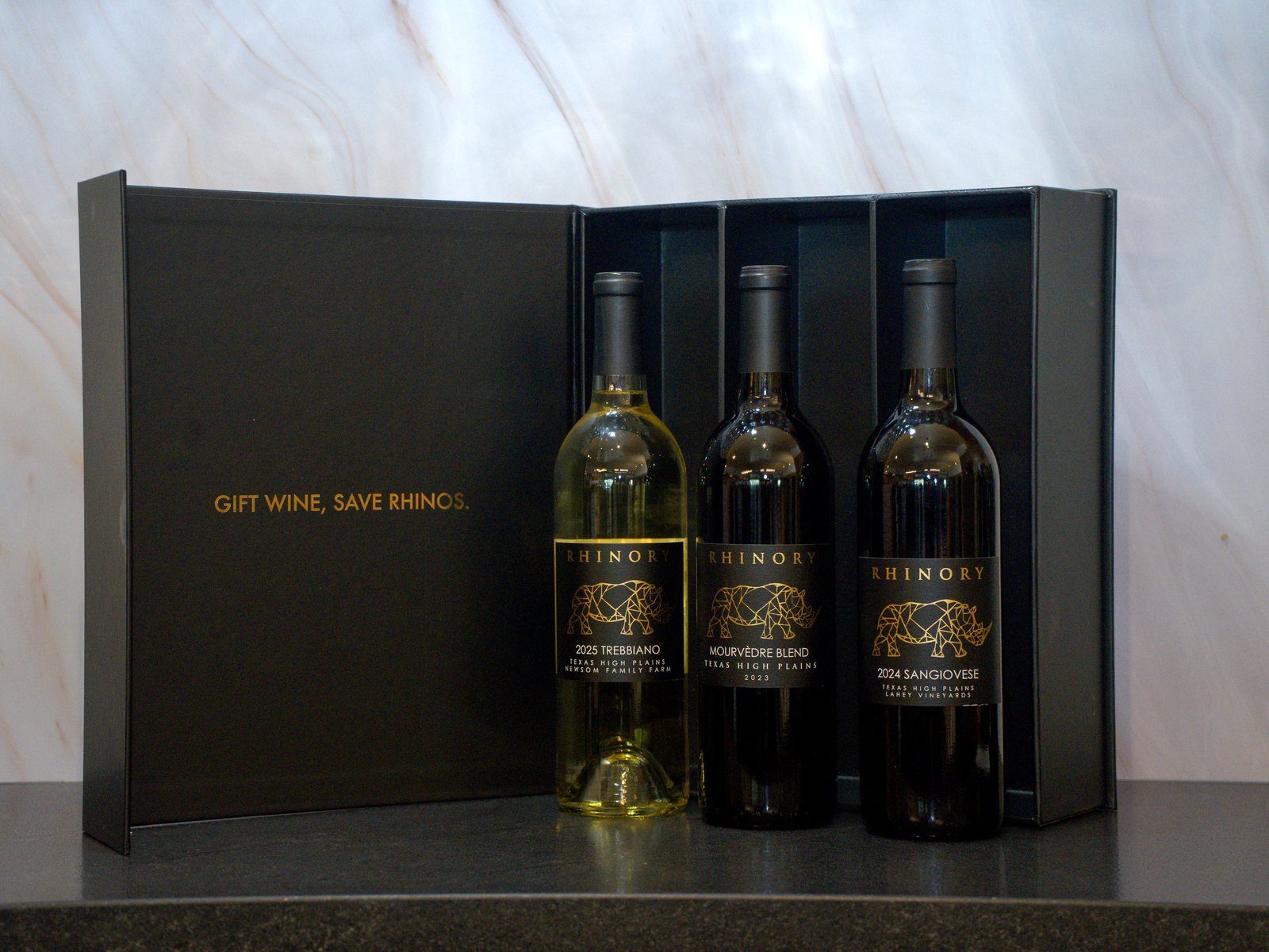 Homegrown for Conservation in a black Rhinory gift box